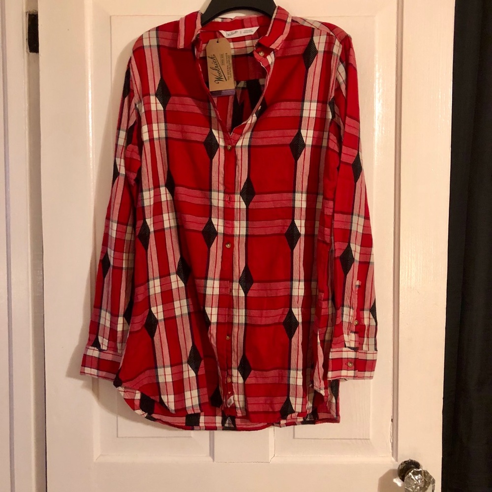 BRAND NEW Woolrich First Light flannel - small